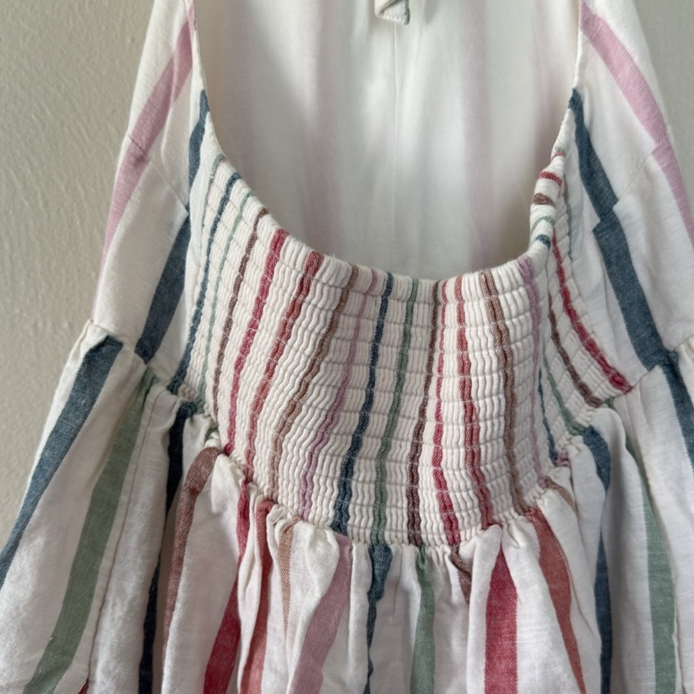 American Eagle lined Striped Halter Dress XS - Picture 5 of 6